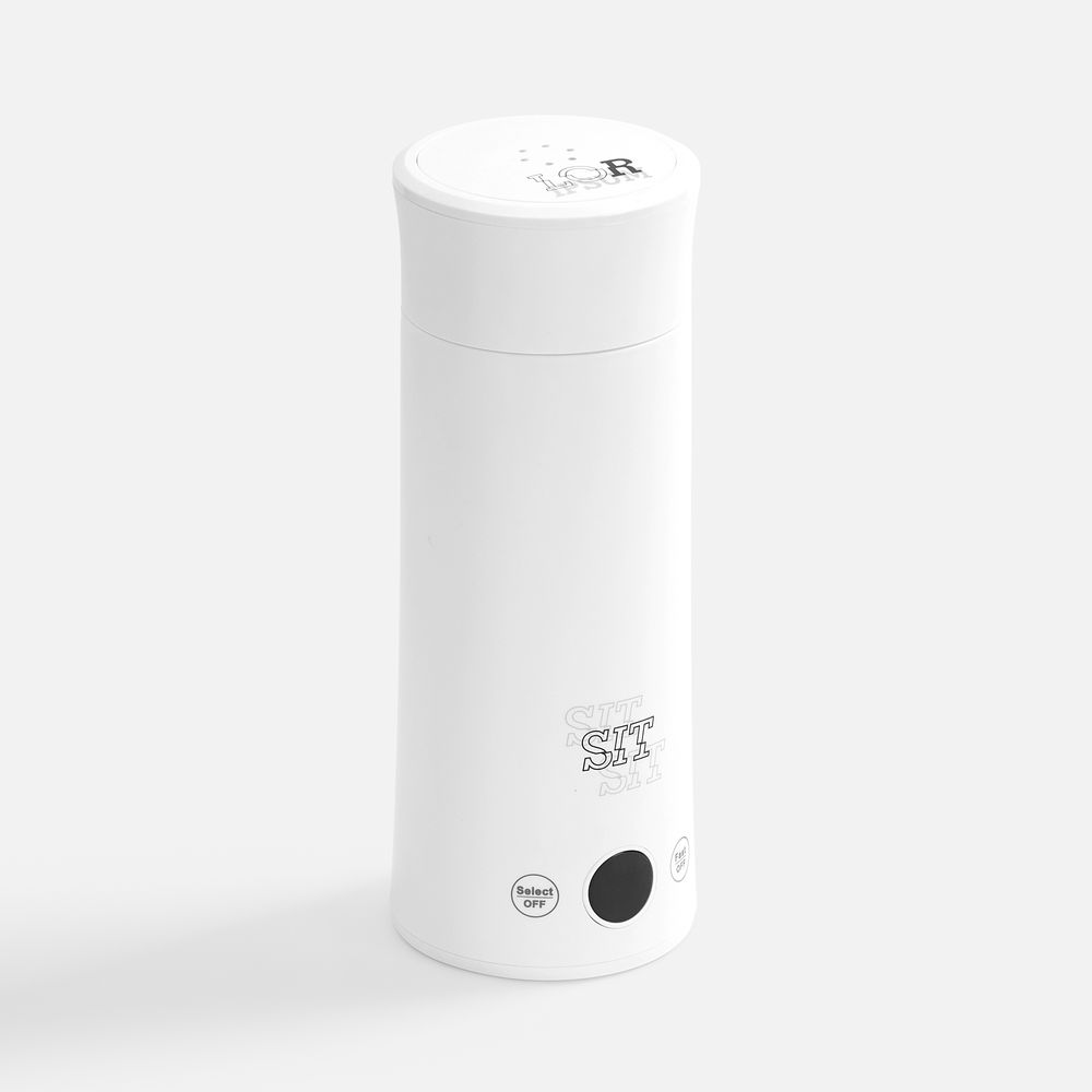 Смарт-бутылка с подогревом жидкости Hotspot, белая / Миниатюра нанесения (1000)