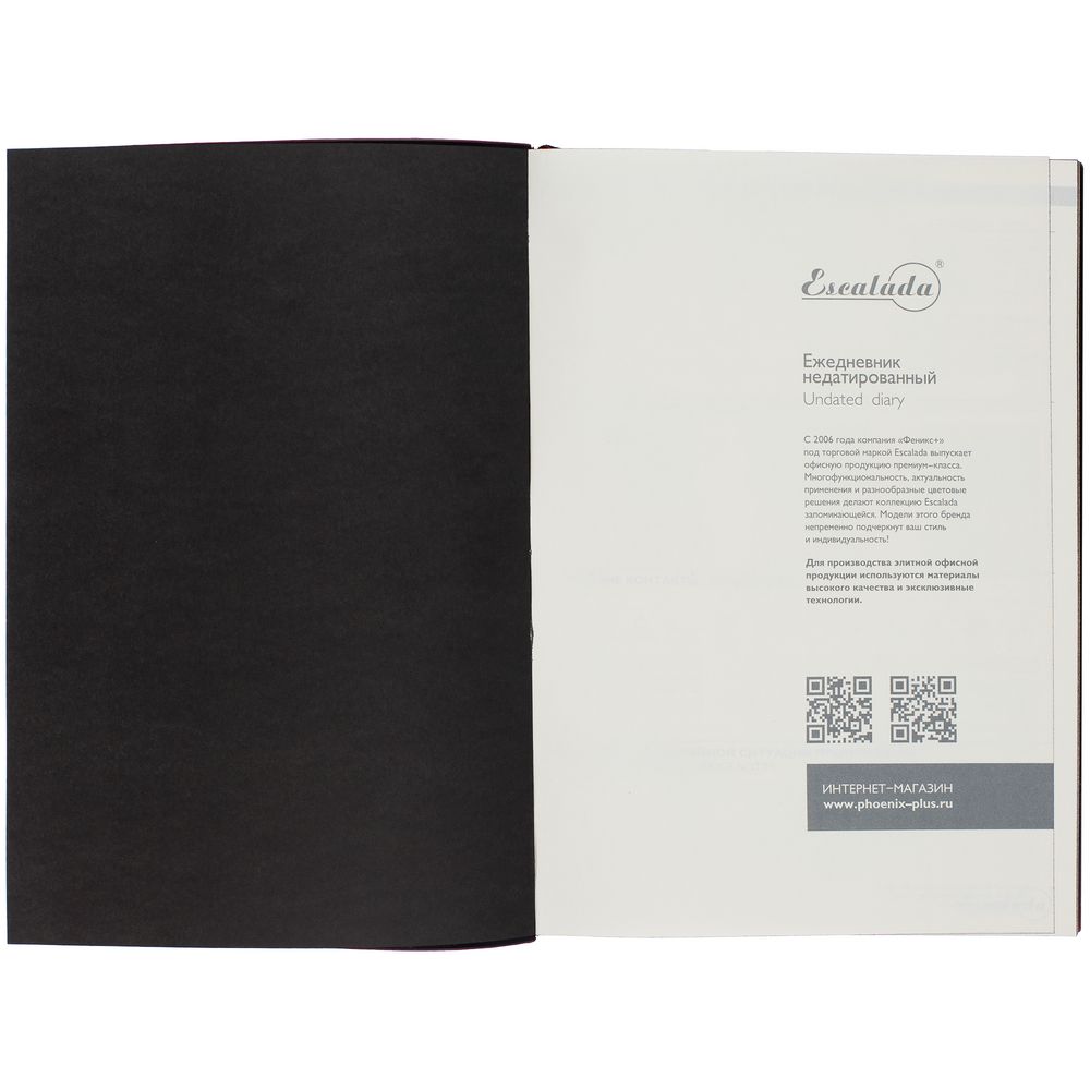 Ежедневник Avila, недатированный, коричневый / Миниатюра WWW (1000)