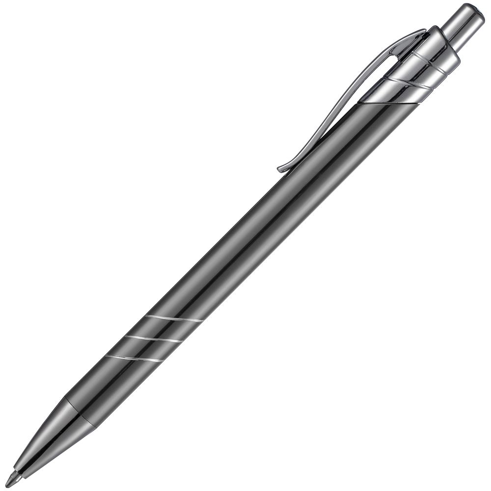 Ручка шариковая Underton Metallic, серая / Миниатюра WWW (1000)