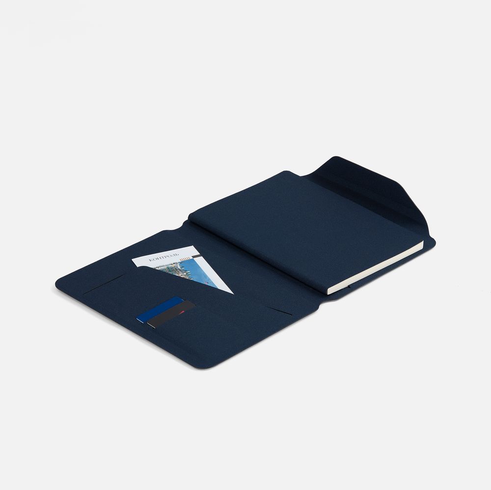 Папка с блокнотом Firmans Mini, синяя / Миниатюра WWW (1000)