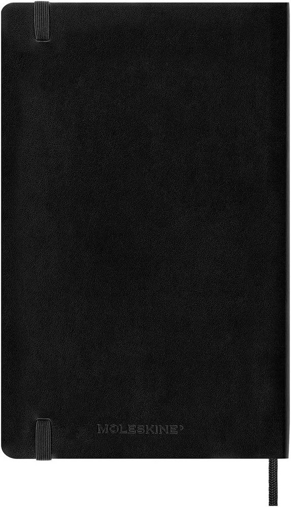 Ежедневник Moleskine Classic Soft Large, датированный, черный / Миниатюра WWW (1000)