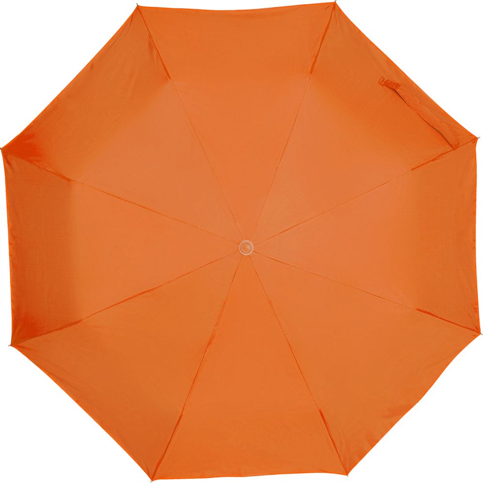 Зонт складной Silverlake, оранжевый с серебристым / Миниатюра WWW (1000)