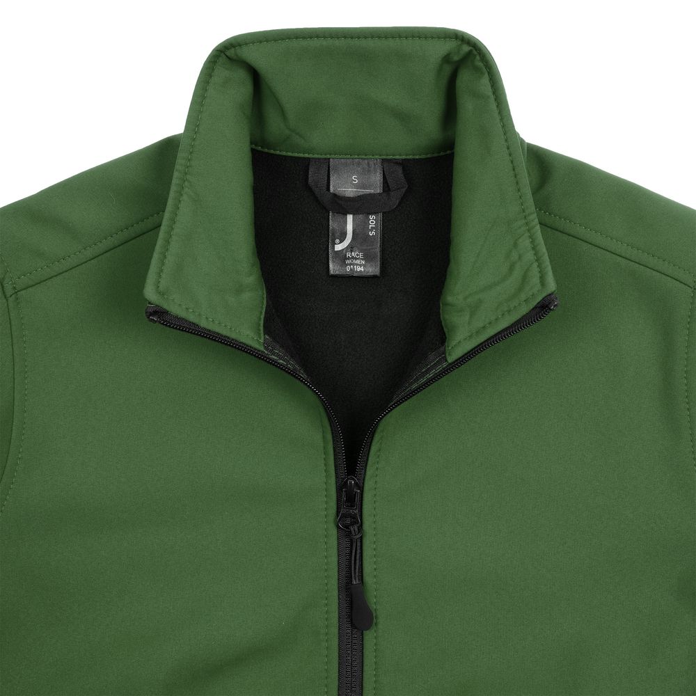 Куртка софтшелл женская Race Women, темно-зеленая / Миниатюра WWW (1000)