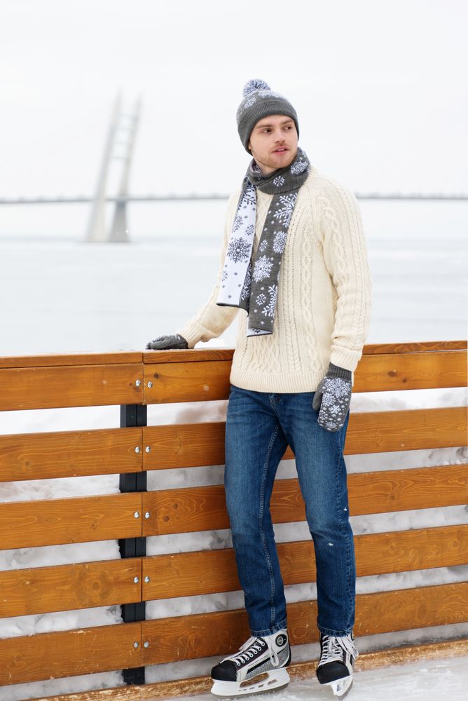 Шарф Snow Fairy, серый / Миниатюра WWW (1000)