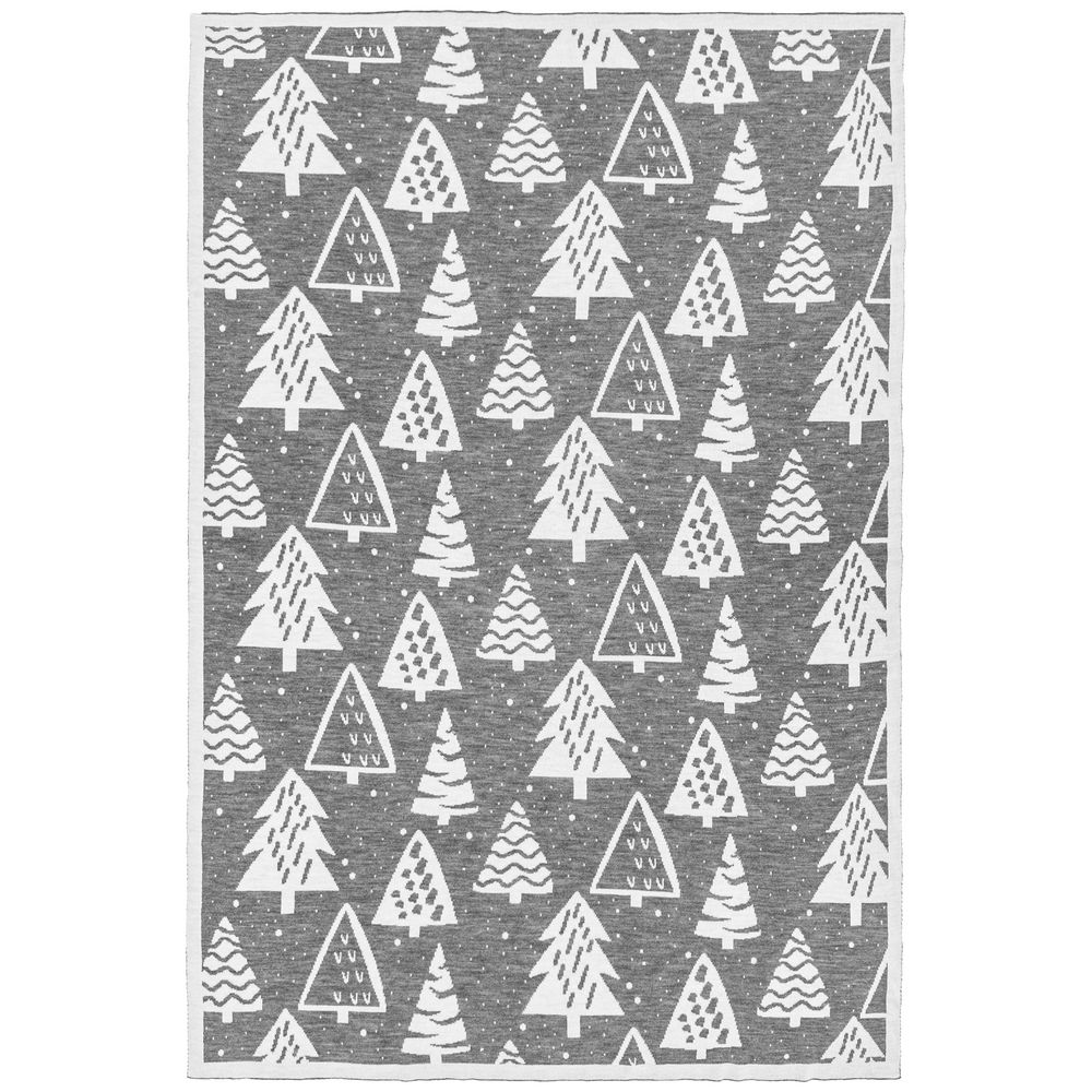 Набор с пледом и бокалами для вина «Снежность», ваниль / Миниатюра WWW (1000)