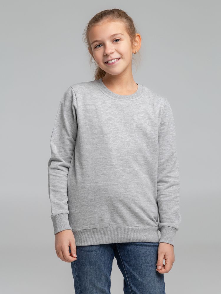 Свитшот детский Toima 2.0 Kids, серый меланж / Миниатюра WWW (1000)