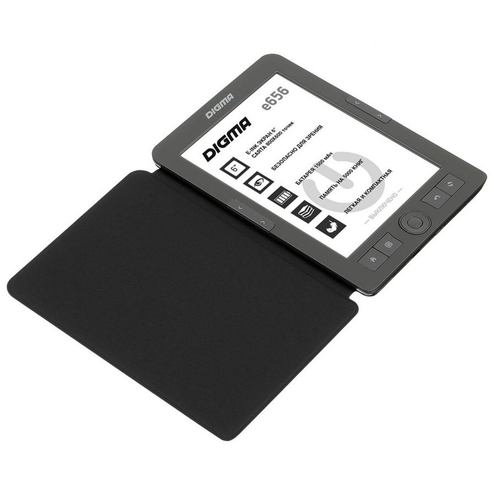 Электронная книга Digma E656, темно-серая / Миниатюра WWW (1000)