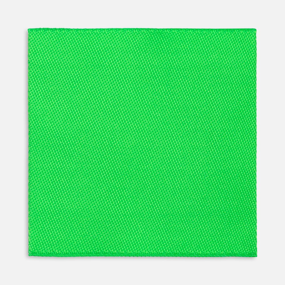 Лейбл тканевый Epsilon, L, зеленый неон