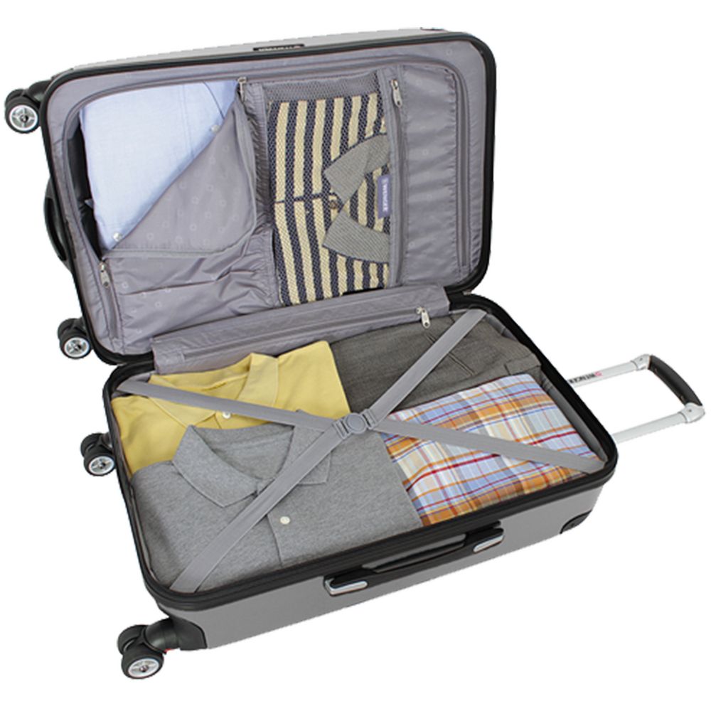 Чемодан Ridge M, серебристый / Миниатюра WWW (1000)