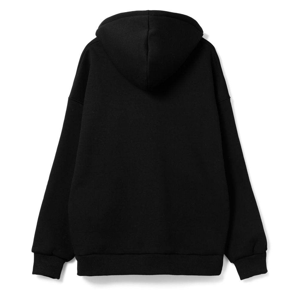 Худи оверсайз унисекс Go Easy, черное / Миниатюра WWW (1000)