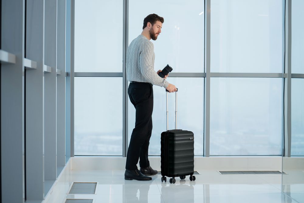 Чемодан Fattore S, ver.2, черный / Миниатюра имиджевого (1000)