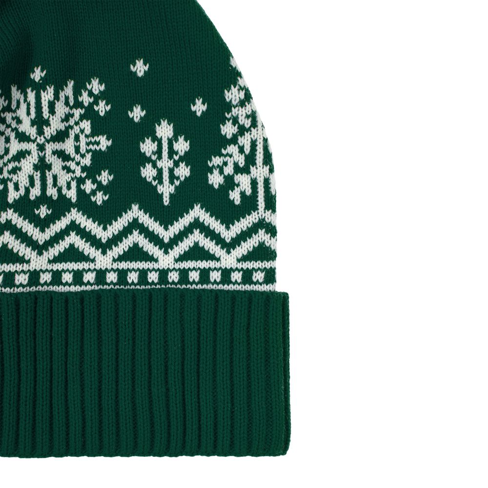 Шапка Elnik, зеленая с молочно-белым / Миниатюра WWW (1000)