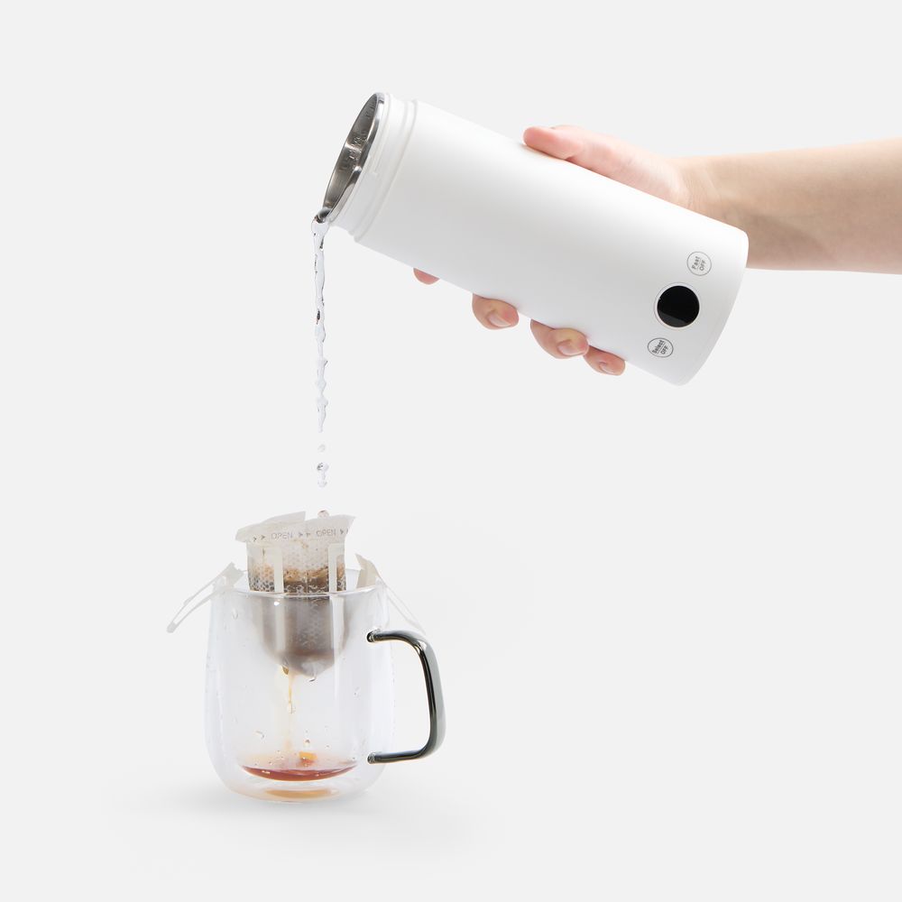 Смарт-бутылка с подогревом жидкости Hotspot, белая / Миниатюра WWW (1000)