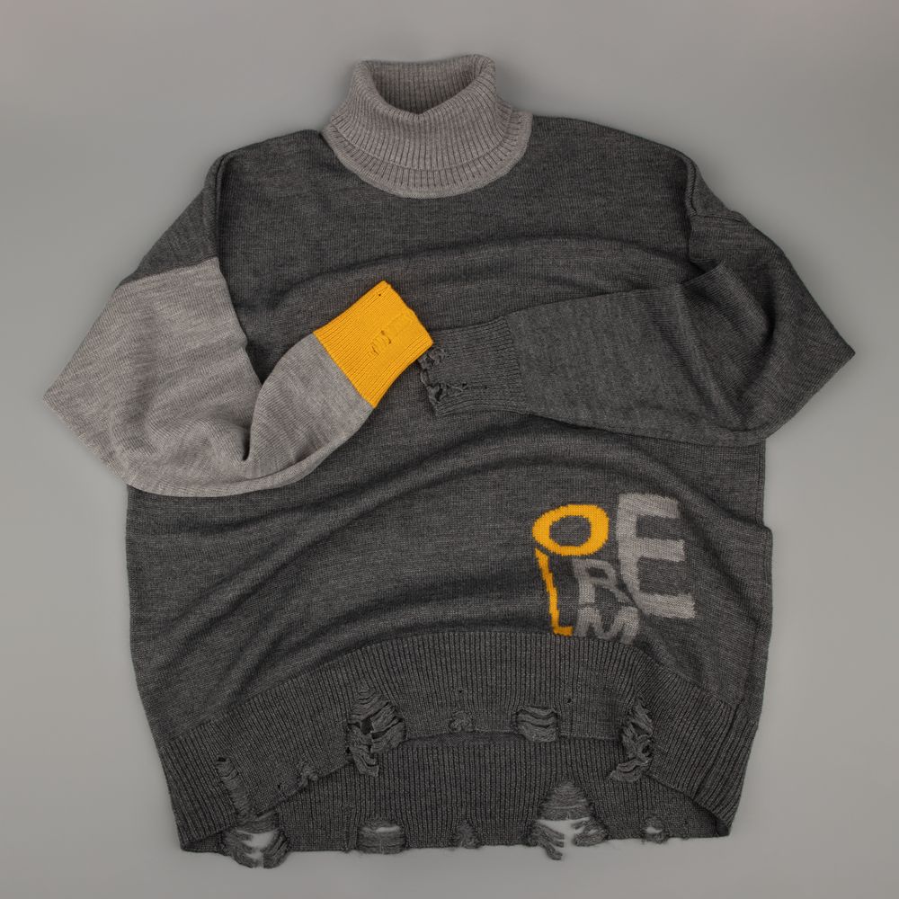 Свитер оверсайз Tricksy Net Grange на заказ, полушерсть / Миниатюра WWW (1000)