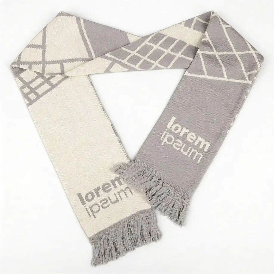 Шарф на заказ Tricksy Classic Fint, M, полушерсть / Миниатюра WWW (1000)