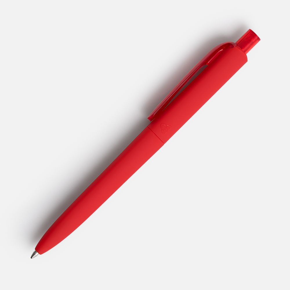Ручка шариковая Prodir DS8 PRR-Т Soft Touch, красная / Миниатюра WWW (1000)