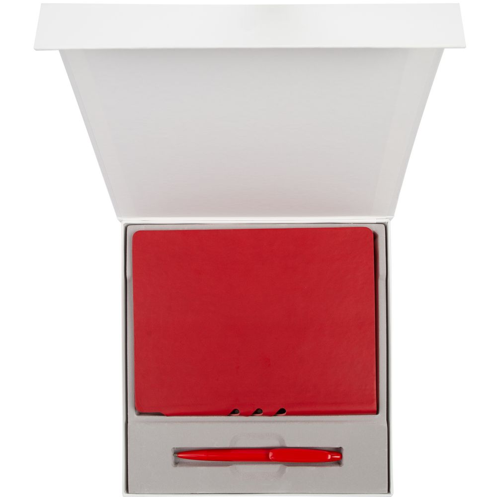 Коробка Memoria под ежедневник и ручку, белая / Миниатюра WWW (1000)