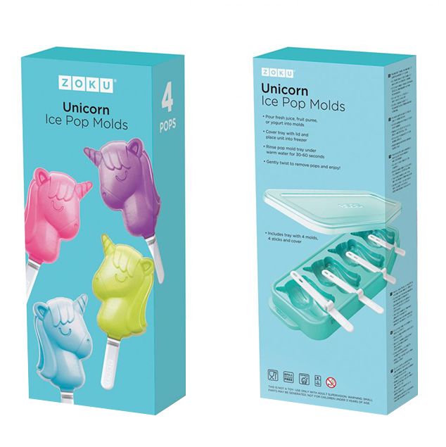 Набор для приготовления мороженого Unicorn, бирюзовый / Миниатюра WWW (1000)