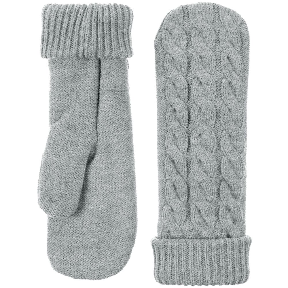 Варежки Heat Trick, серебристо-серый меланж / Миниатюра WWW (1000)