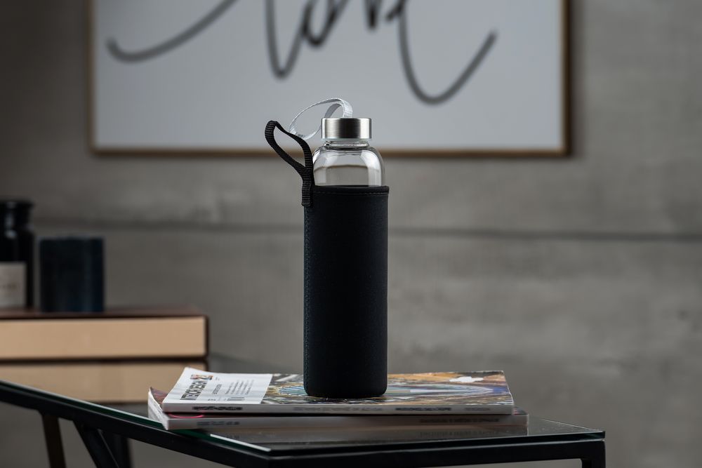 Бутылка для воды Sleeve Ace, черная / Миниатюра WWW (1000)