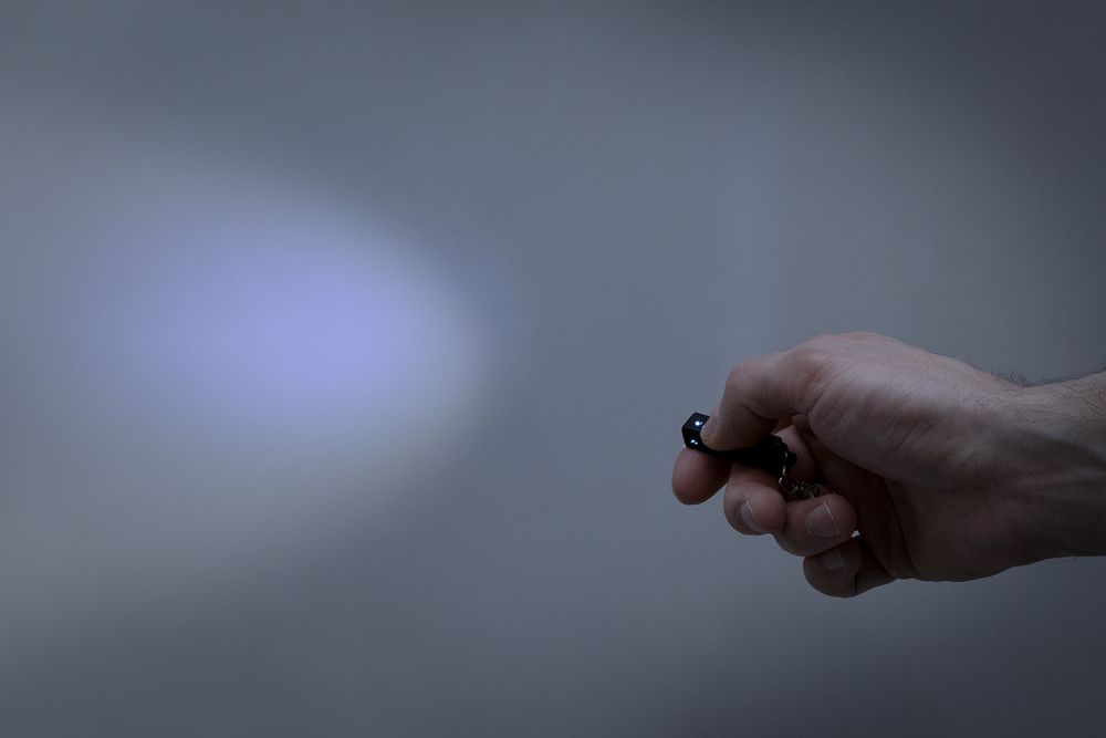 Брелок с фонариком Lumitronic, черный / Миниатюра WWW (1000)