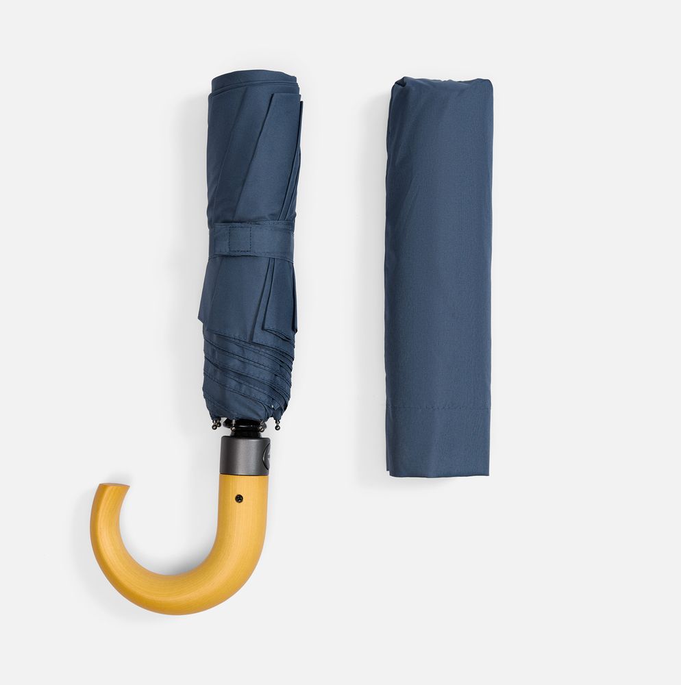 Зонт складной Classic, темно-синий / Миниатюра WWW (1000)