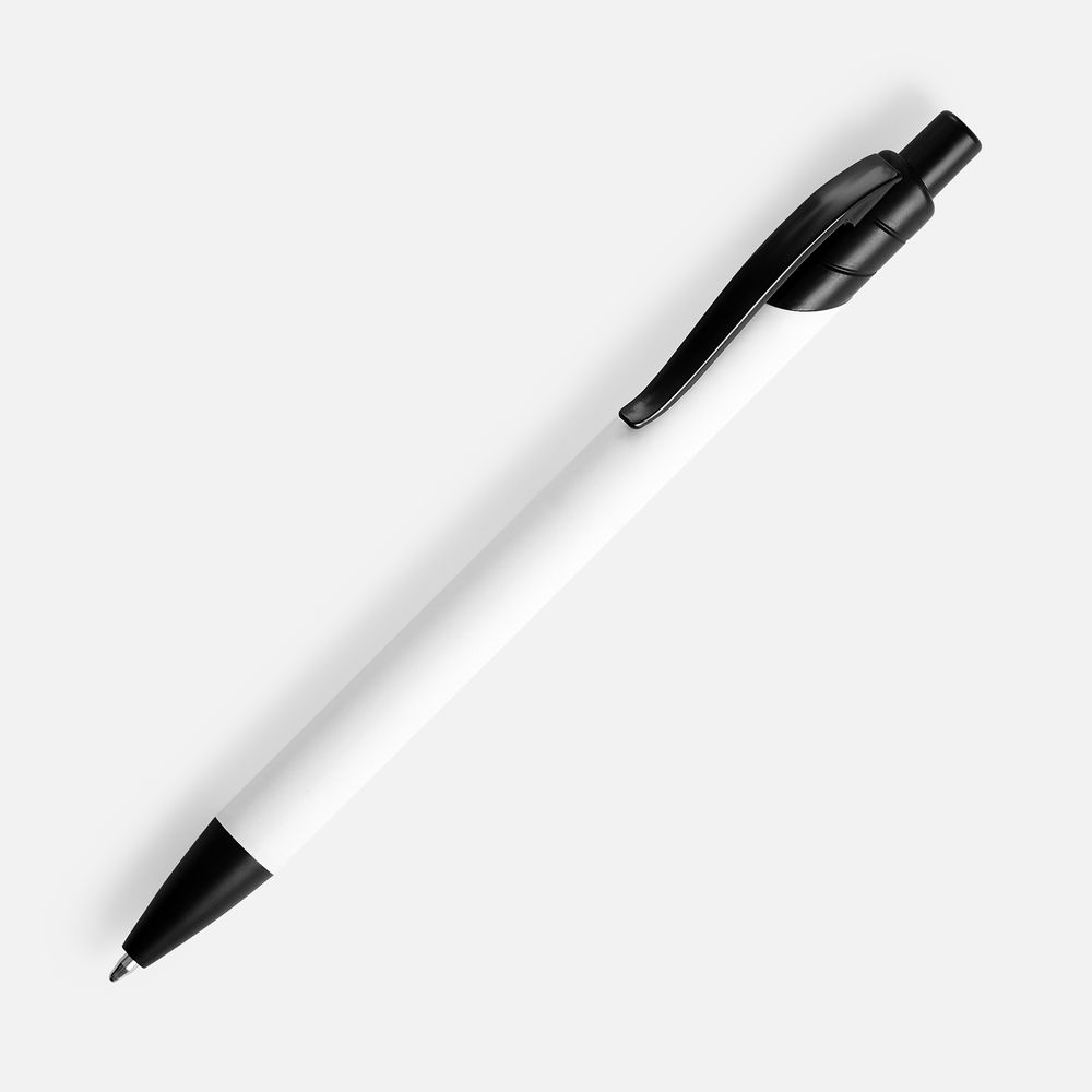 Ручка шариковая Undertone Black Soft Touch, белая / Миниатюра WWW (1000)