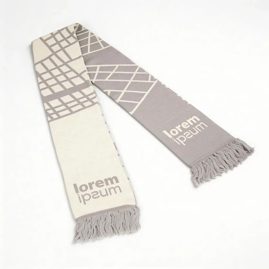 Шарф на заказ Tricksy Classic Fint, M, полушерсть / Миниатюра WWW (1000)