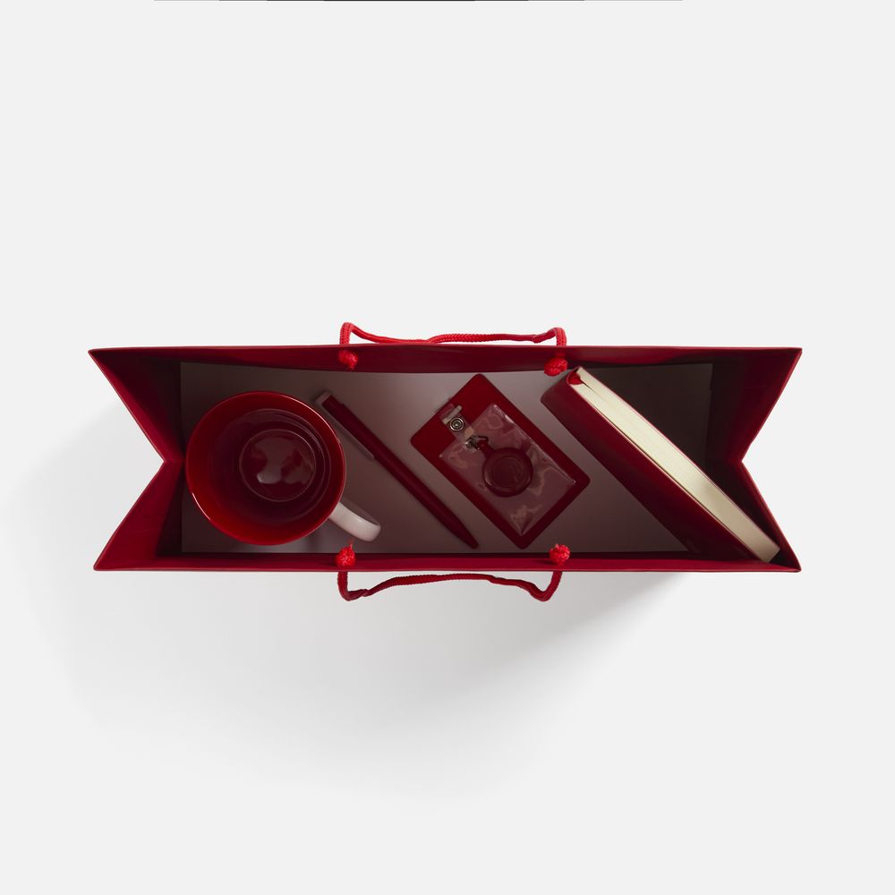 Набор Flat White, красный / Миниатюра WWW (1000)