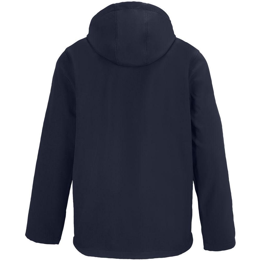 Куртка софтшелл с капюшоном мужская Race Men, темно-синяя / Миниатюра WWW (1000)