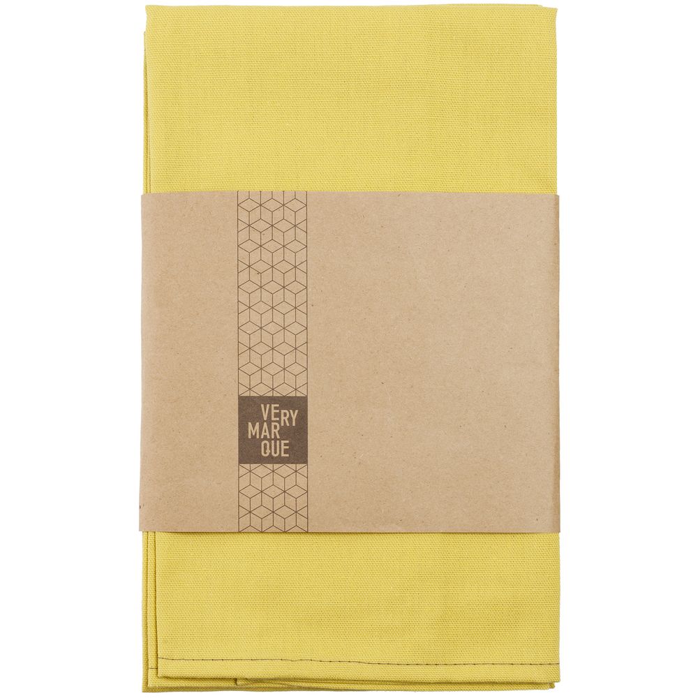 Набор кухонных полотенец Keep Palms, горчичный / Миниатюра WWW (1000)