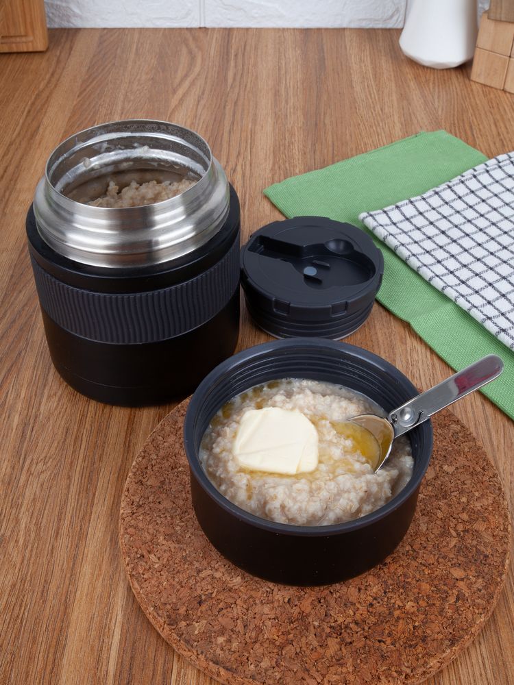 Термос для еды Takk Pappa, черный / Миниатюра WWW (1000)