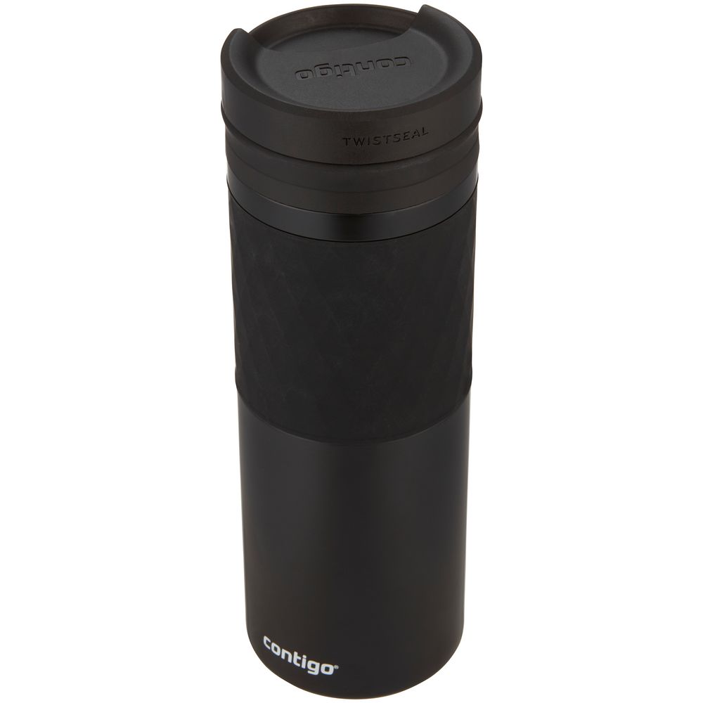 Термостакан Twistseal Glaze, вакуумный, матовый черный / Миниатюра WWW (1000)