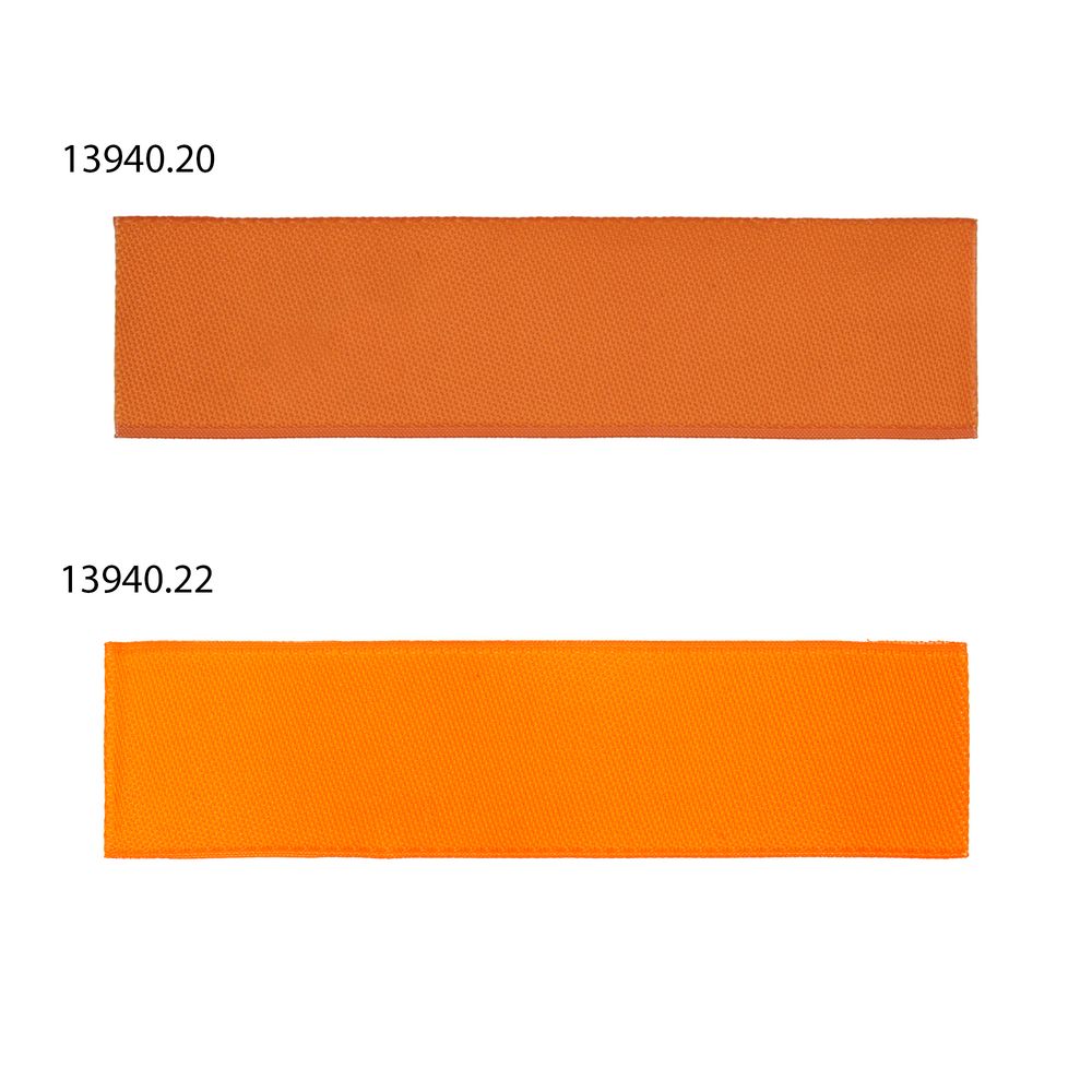 Лейбл тканевый Epsilon, S, оранжевый / Миниатюра WWW (1000)