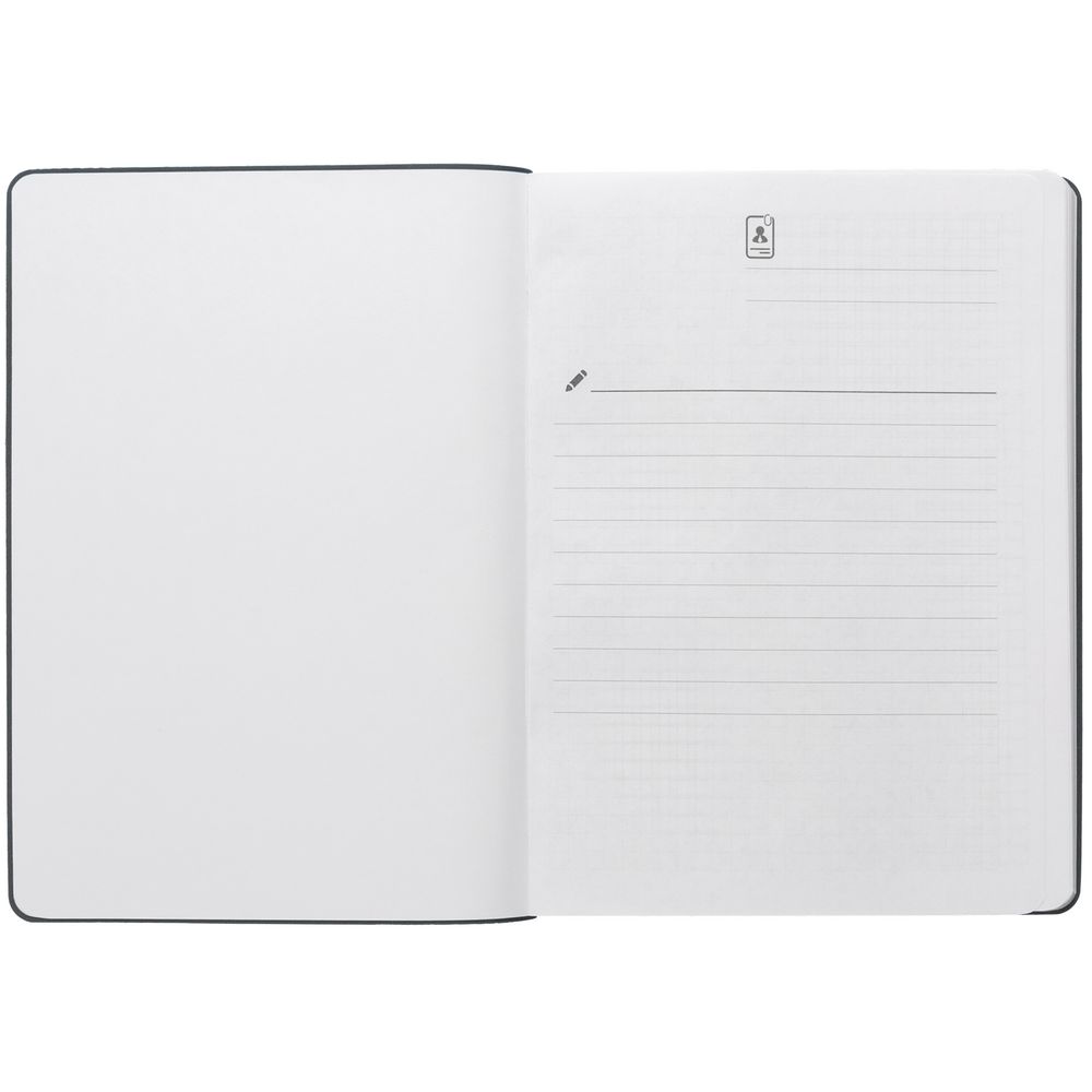 Блокнот Verso в клетку, светло-синий / Миниатюра WWW (1000)