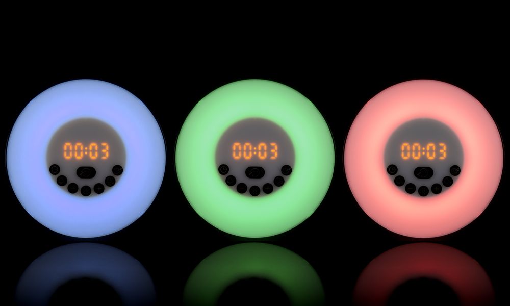 Лампа-колонка со световым будильником dreamTime, ver.2, черная / Миниатюра WWW (1000)