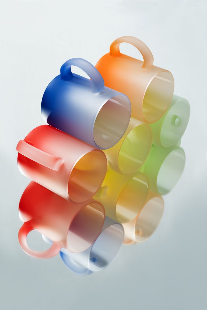 Кружка Grade Fade для сублимационной печати, матовая, красная / Миниатюра WWW (1000)