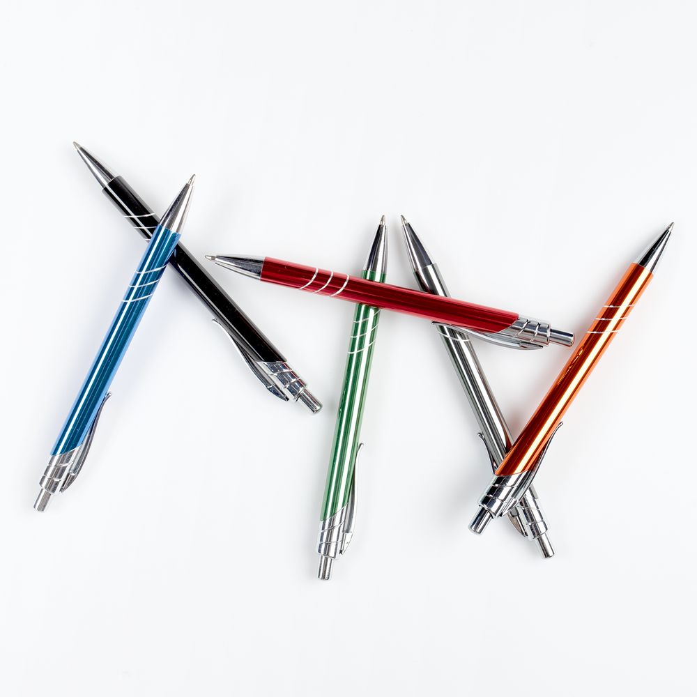 Ручка шариковая Underton Metallic, зеленая / Миниатюра WWW (1000)