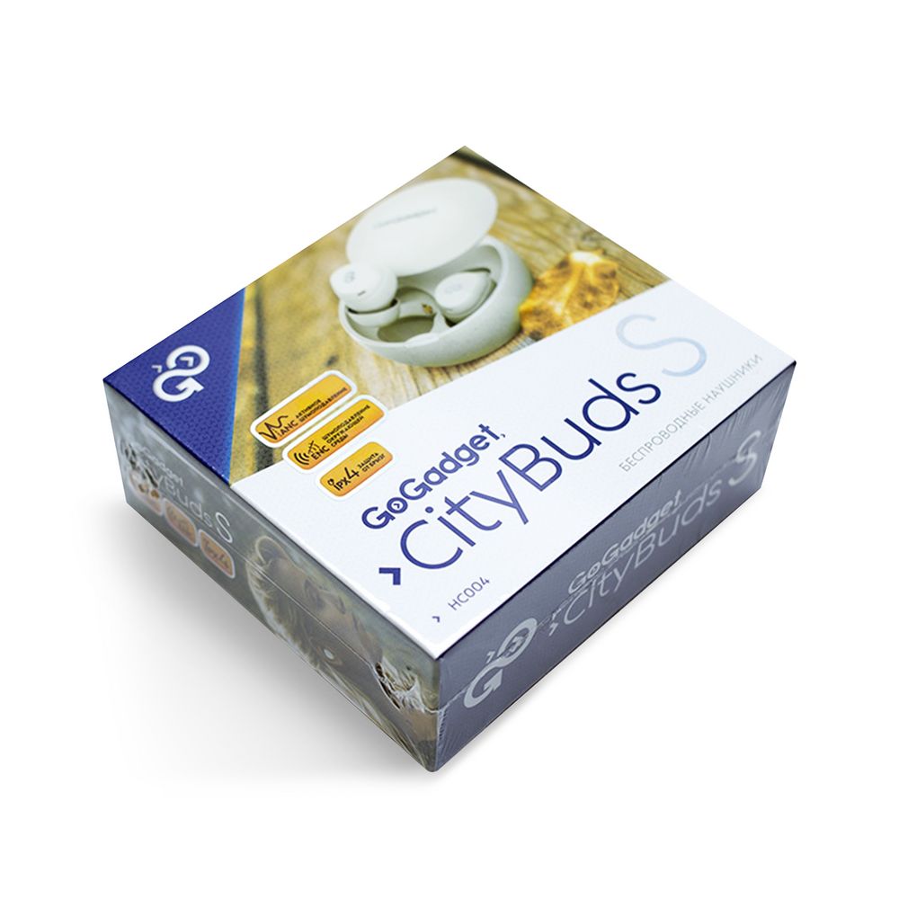 Беспроводные наушники CityBuds S, белые (слоновая кость) / Миниатюра WWW (1000)