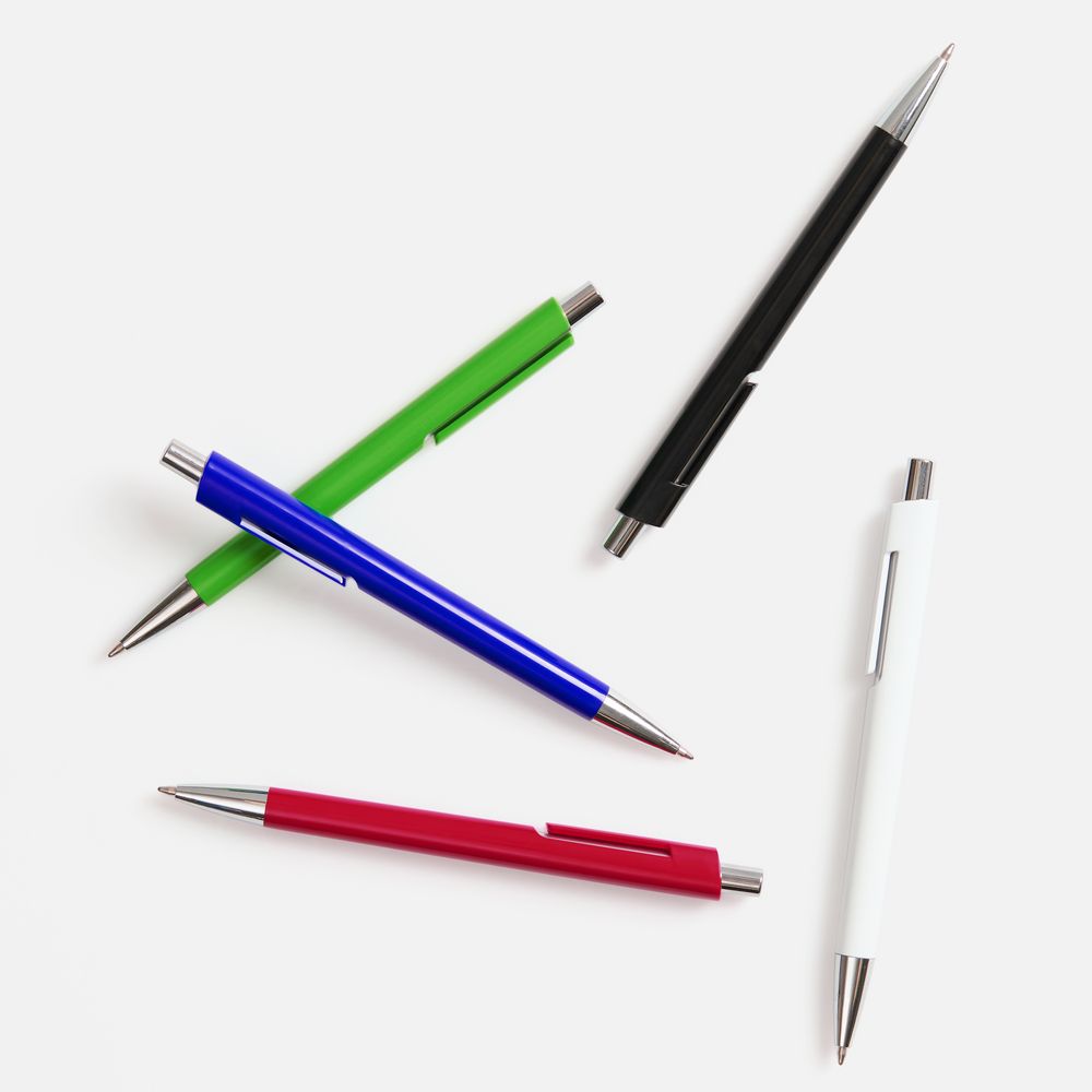 Ручка шариковая Dominanta Color, черная / Миниатюра WWW (1000)