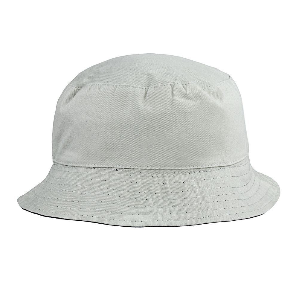 Панама со светящимся принтом «Свят-свят» двусторонняя, черная с серым / Миниатюра WWW (1000)