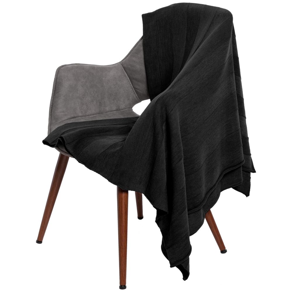 Плед Pleat, темно-серый меланж / Миниатюра WWW (1000)