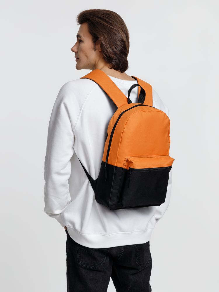 Рюкзак Base Up, черный с оранжевым / Миниатюра модельного (1000)