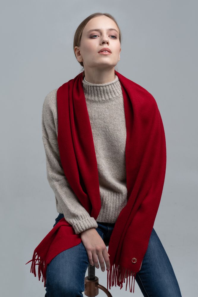 Шарф Graceful, красный / Миниатюра WWW (1000)