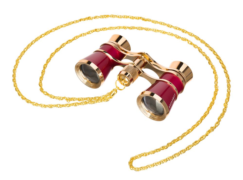 Театральный бинокль Broadway 325B, красный / Миниатюра WWW (1000)