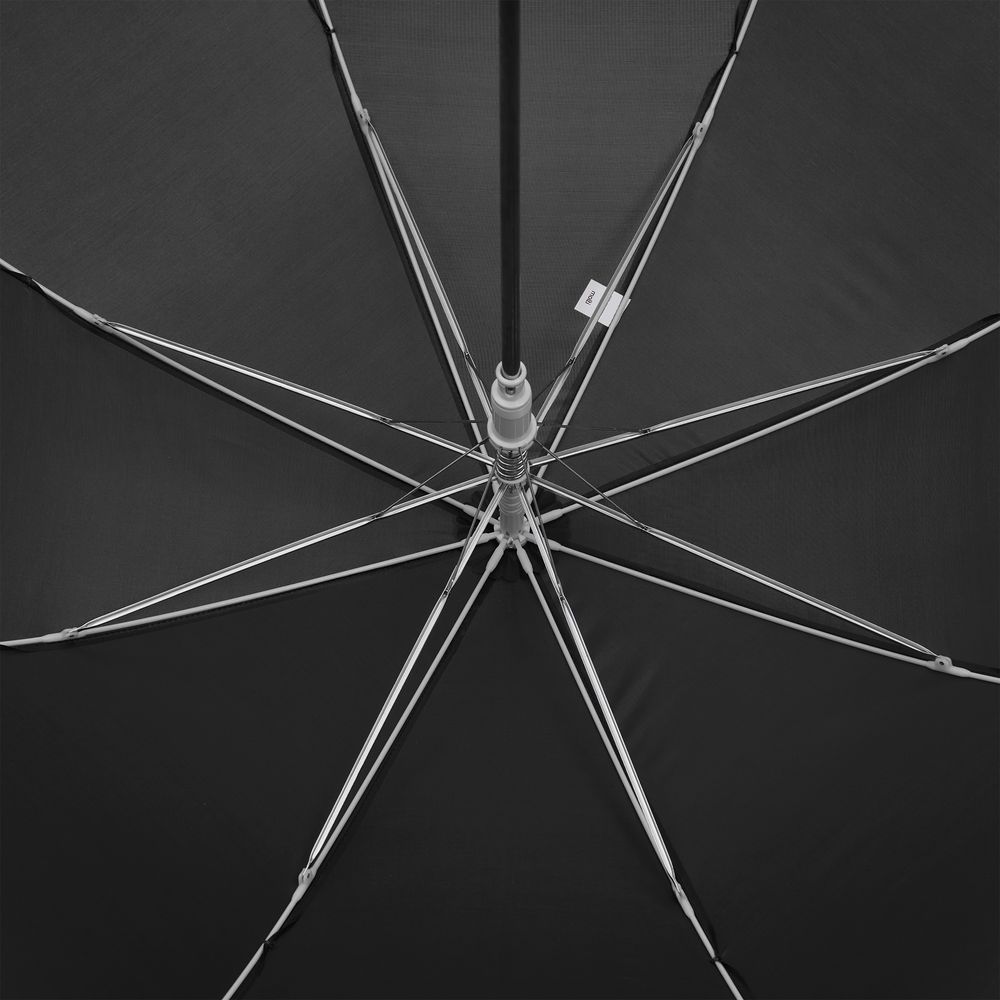 Зонт-трость Promo, черный / Миниатюра WWW (1000)