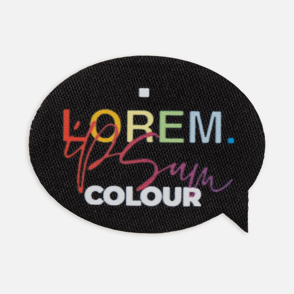 Наклейка тканевая Lunga Bubble, M, черная / Миниатюра WWW (1000)