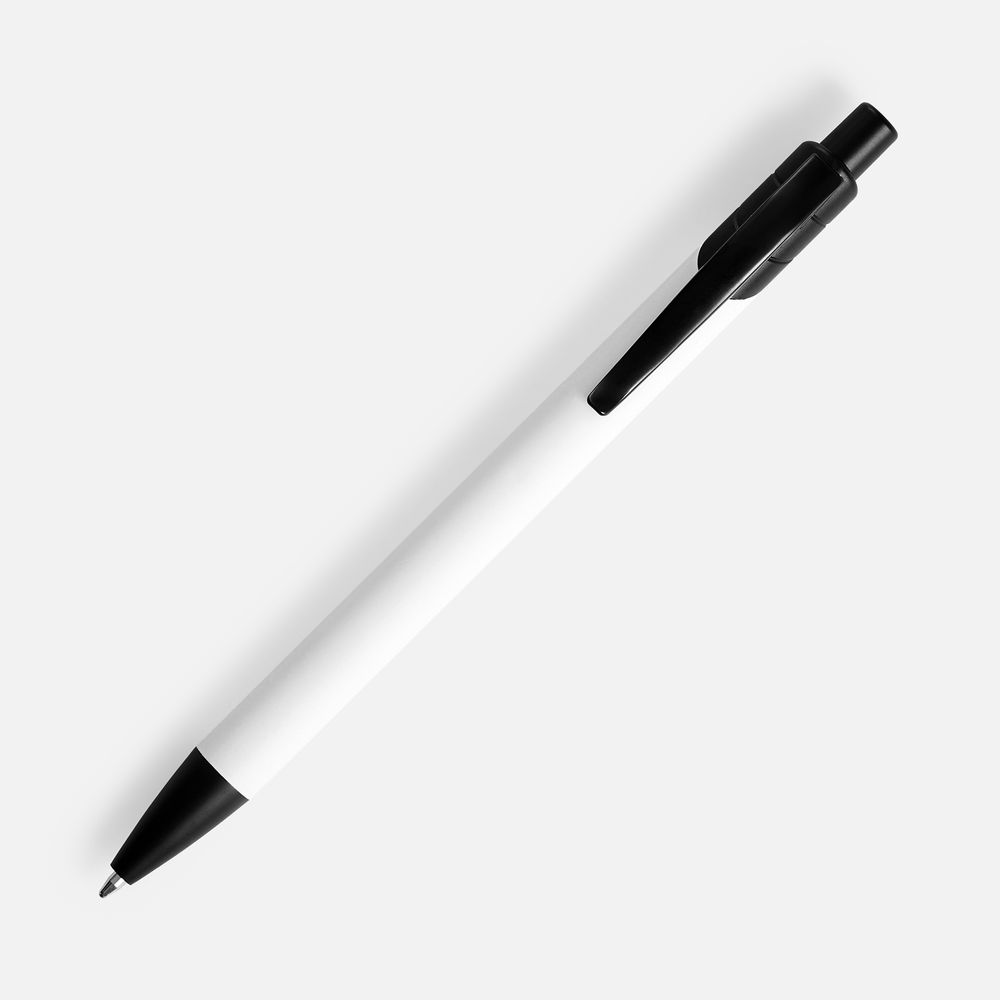 Ручка шариковая Undertone Black Soft Touch, белая / Миниатюра WWW (1000)