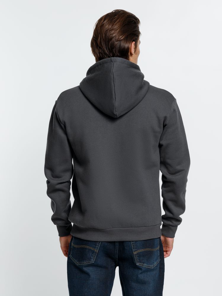 Толстовка на молнии с капюшоном Siverga Heavy, темно-серая (графит) / Миниатюра модельного (1000)