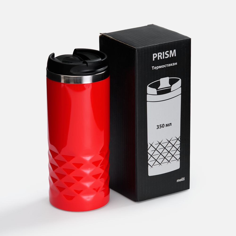 Термостакан Prism, красный / Миниатюра (упак) (1000)